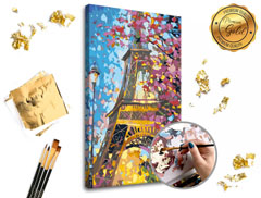 Dipingere con i numeri PREMIUM GOLD - Eiffel Tower