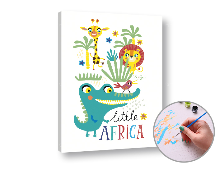 Dipingere con i numeri LITTLE AFRICA - Level Starter 