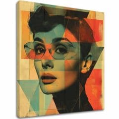 Audrey Hepburn dipinto su tela - Bellezza indimenticabile