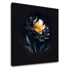 Decorazione di design su tela Tentazione scura 100x100 cm