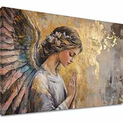 Dipinti di angeli Gioia Celeste | 100% originale dipinto ad acrilico