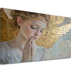 Dipinti di angeli Tesoro celeste | 100% originale dipinto ad acrilico