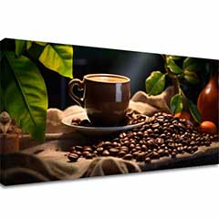 Dipinti di caffè per la cucina Capolavoro Barista | dimensioni diverse