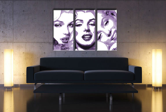 Dipinto a mano POP ART MARILYN MONROE 120x80 cm