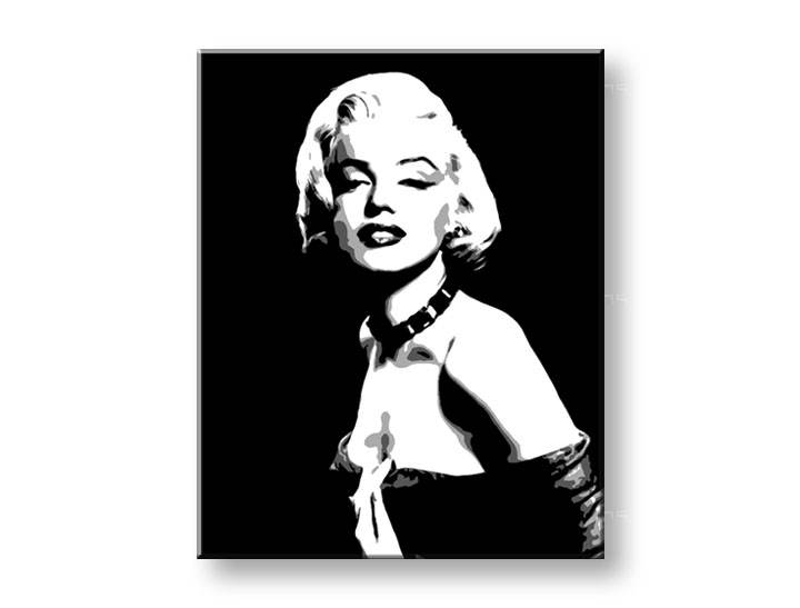 Dipinto a mano POP ART MARILYN MONROE 80x100 cm