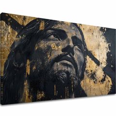 Divina Maestà | Dipinto con acrilico e foglia d'oro 60x90 cm