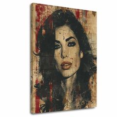 Immagine AMY WINEHOUSE - Sguardo profondo dell'anima | 100% originale dipinto ad acrilico