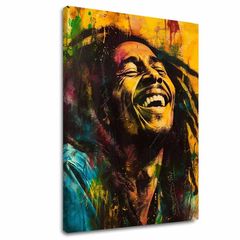 Immagine BOB MARLEY - Stella giamaicana | 100% originale dipinto ad acrilico