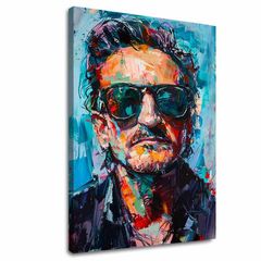 Immagine BONO - Melodia di luce | 100% originale dipinto ad acrilico
