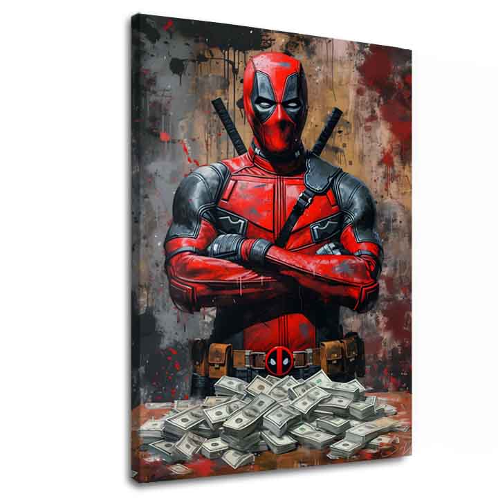 Immagine DEADPOOL: Denaro e caos | Dettagli in acrilico