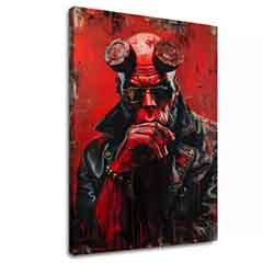 Immagine HELLBOY: Guerriero Infernale | Dettagli in acrilico