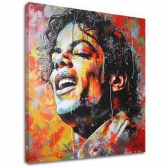 Immagine MICHAEL JACKSON - Voce delle generazioni | 100% originale dipinto ad acrilico