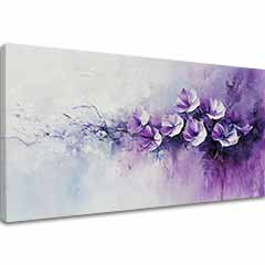 Immagine poesia viola | 100% originale dipinto ad acrilico