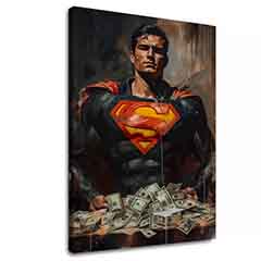Immagine SUPERMAN: Money Man | Dettagli in acrilico