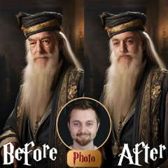 Immagine tratta dalla foto Albus Silente - La saggezza di Hogwarts | dimensioni diverse