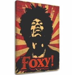Jimi Hendrix dipinto su tela - Leggenda del suono