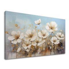 Mondo floreale su tela Arte della natura 60x90 cm