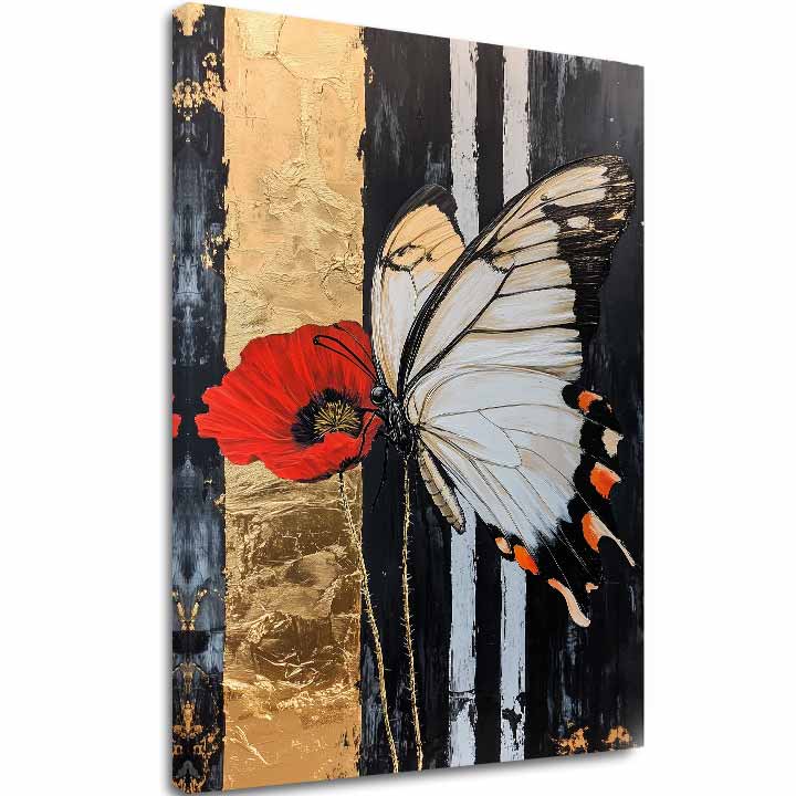 Pittura di farfalle Tocchi di natura - 100% originale dipinto ad acrilico