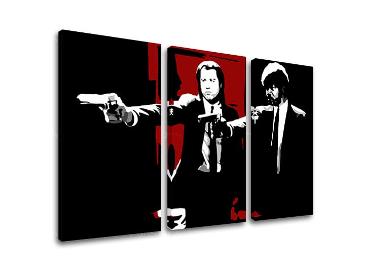 POP ART dipinto PULP FICTION 120x80 cm