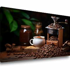 Quadri da caffè per la cucina Sapore di libertà | dimensioni diverse