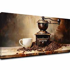 Quadri da caffè per la cucina Tempo di riposo | dimensioni diverse