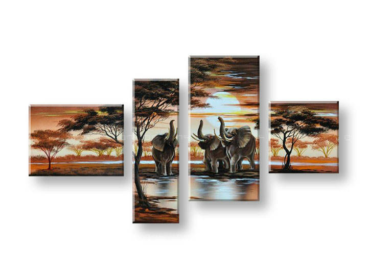 Quadri dipinti su tela AFRICA FB100E4