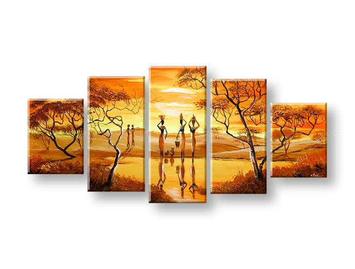 Quadri dipinti su tela AFRICA FB444E5