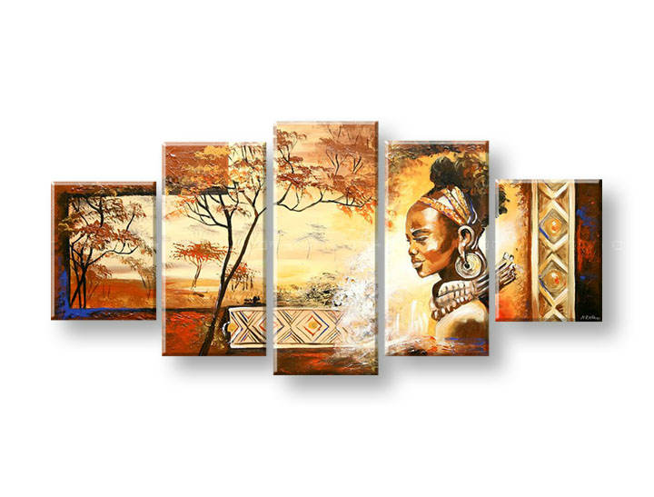 Quadri dipinti su tela AFRICA FB448E5