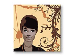 Quadri dipinti a mano Pop Art Audrey Hepburn ah7