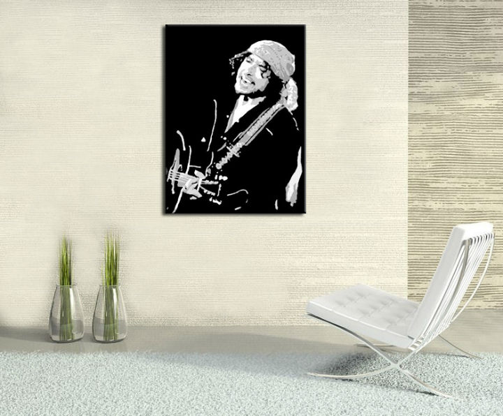 Quadri dipinti a mano Pop Art Bob Dylan bd