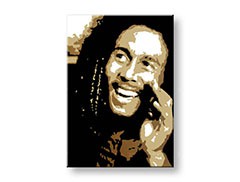 Quadri dipinti a mano Pop Art Bob Marley bm