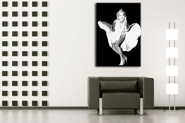 Quadri dipinti a mano Pop Art Marilyn Monroe mon6