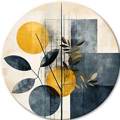 Quadri rotondi con acrilico Endless Day | dimensioni diverse