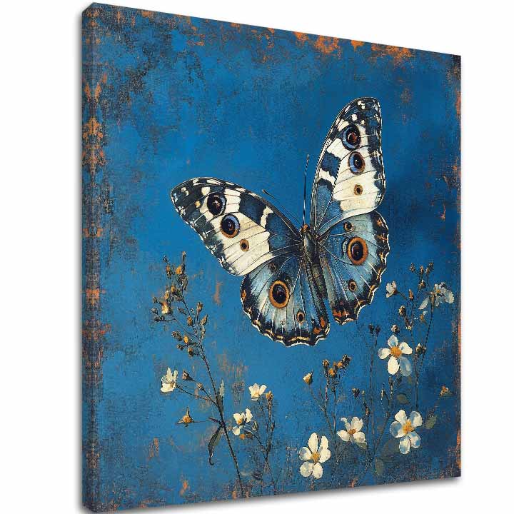 Quadro di farfalle Armonia notturna - 100% originale dipinto ad acrilico