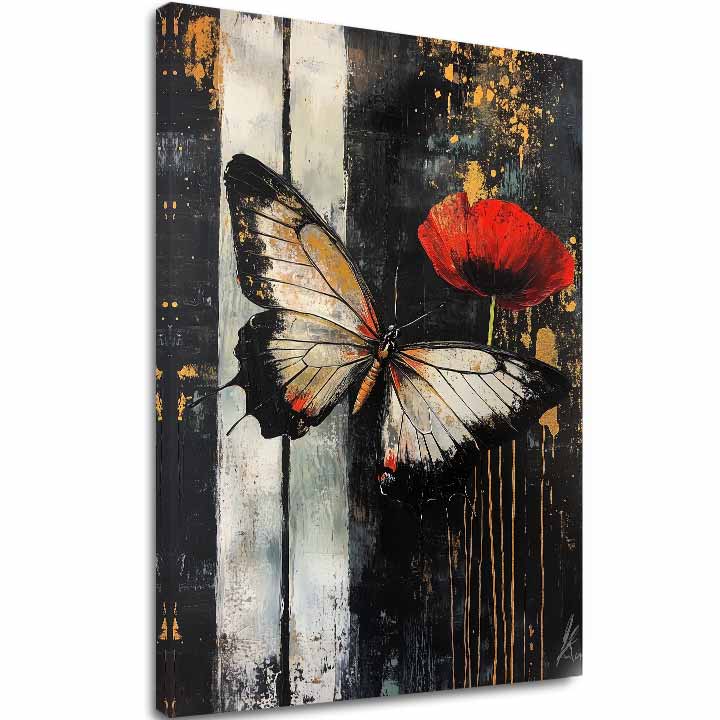 Quadro di farfalle Sorpresa - 100% originale dipinto ad acrilico