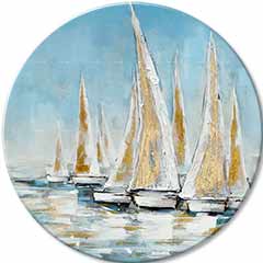 Quadro dipinto a tutto tondo della Gold Coast | dimensioni diverse