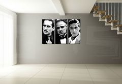 Quadro POP Art dipinto a mano GODFATHER 90x60 cm
