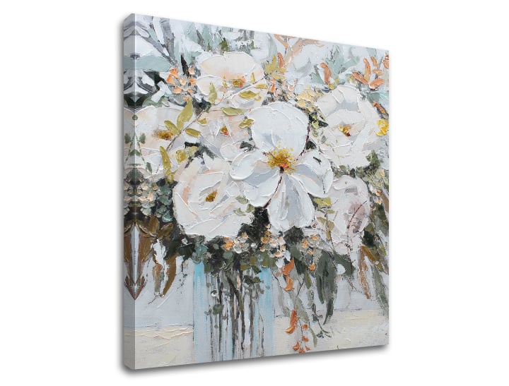 Quadro su tela FIORI IN VASO 1 parte XOBCH1674WE1 Sconto 40 % 70X70 cm