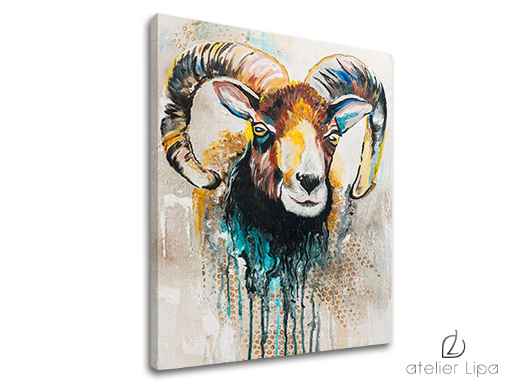 Riproduzione d'autore su tela ZVIERA XOBDO120D1